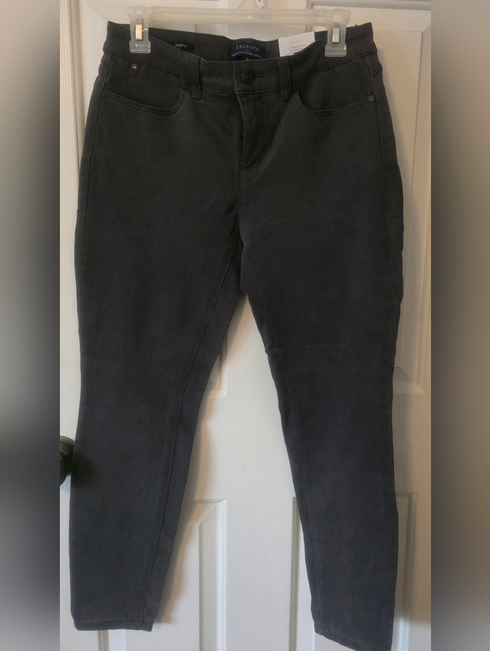 Talbots Women's Skinny Jeans- Jeggings in Charcoal Gray